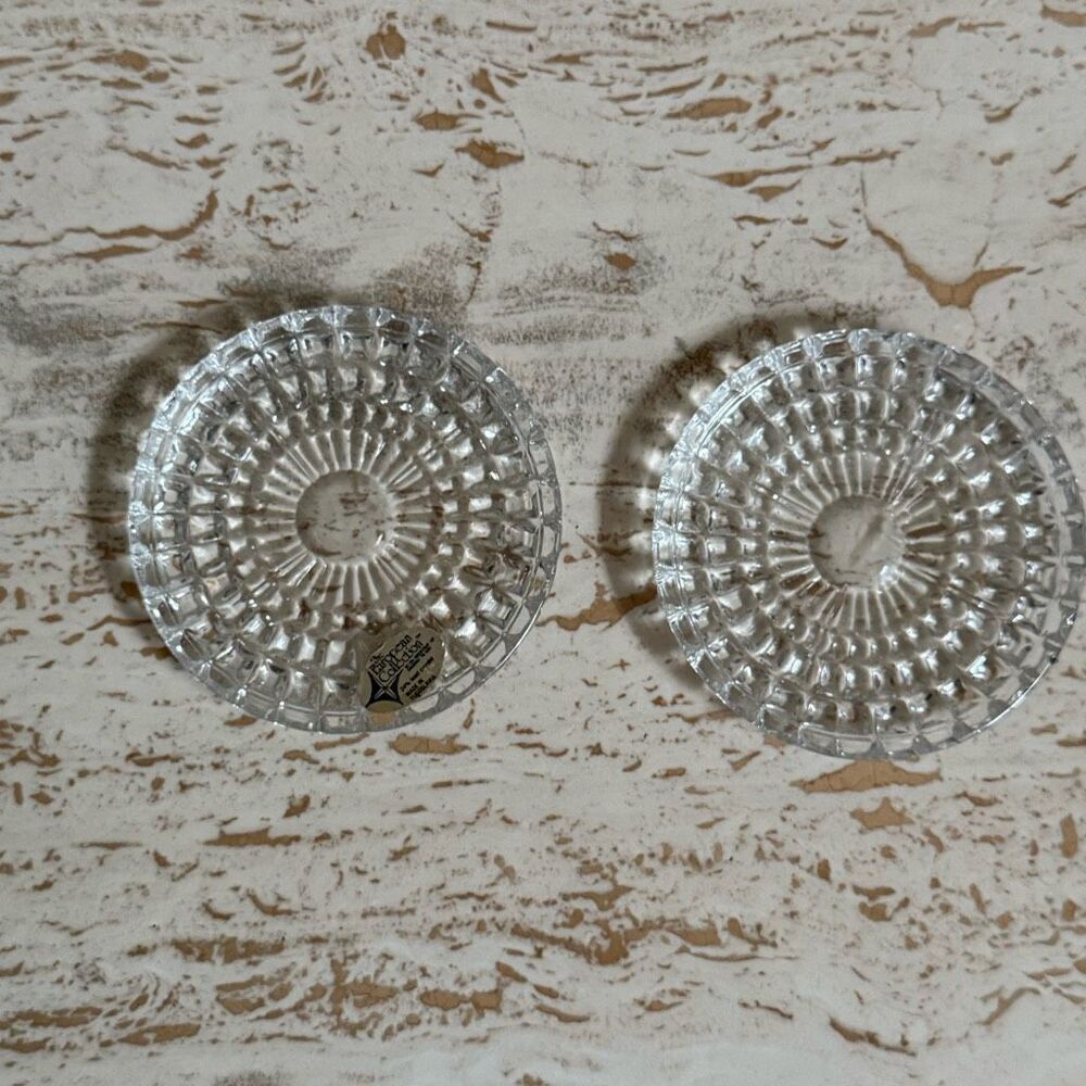 The European collection 24% Leaded Crystal coaster/ small trinket dish
